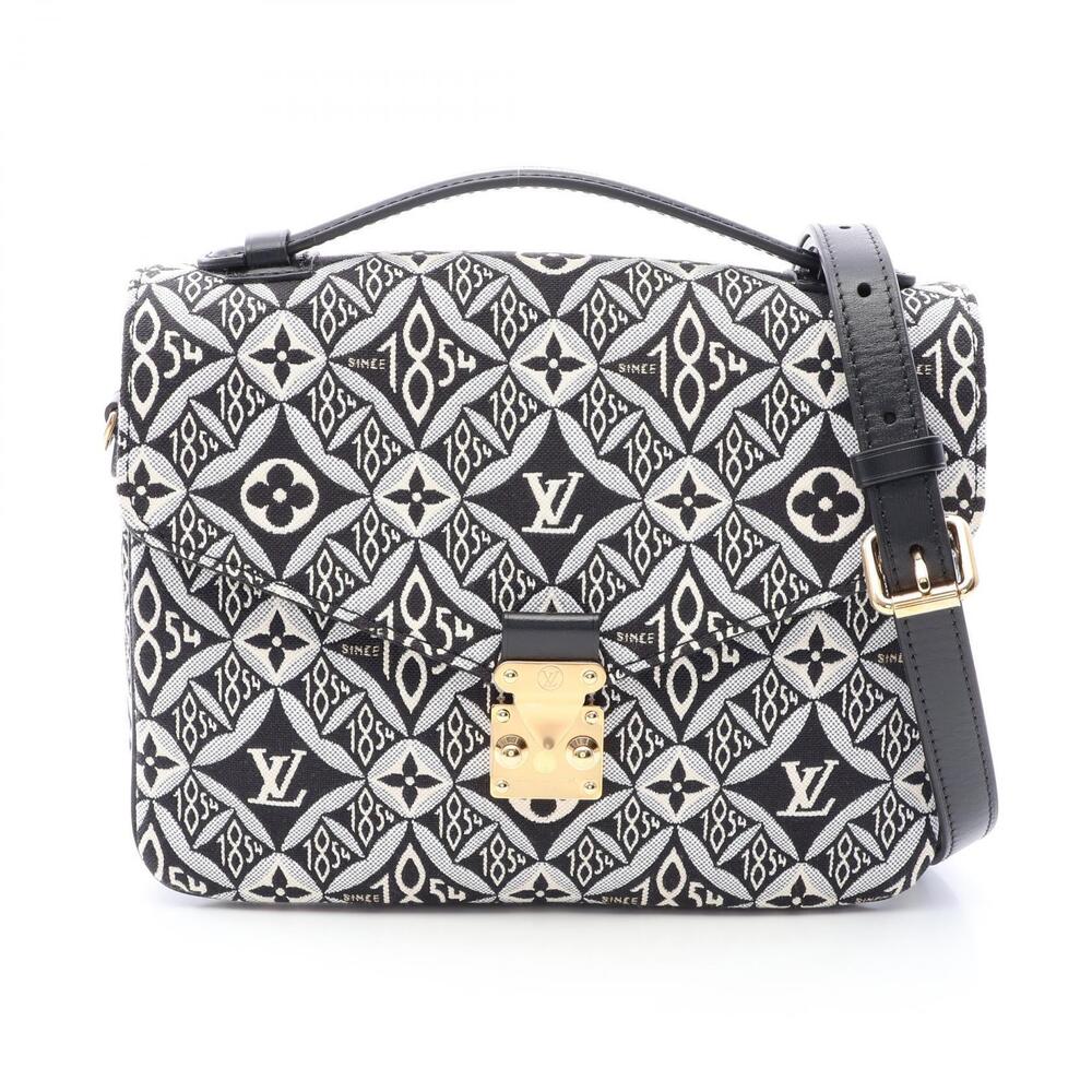 Louis Vuitton Pochette Metis Since 1984 Handbag Canvas Leather Monogram Jacquard